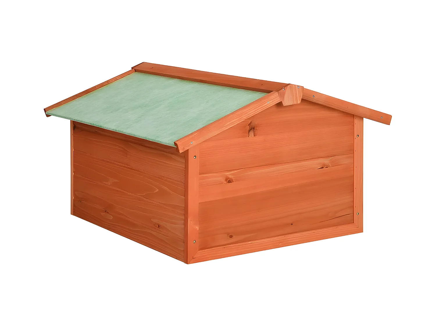 Maison Exclusive Caseta de cortacésped robótico madera maciza abeto 72x87x50 cm