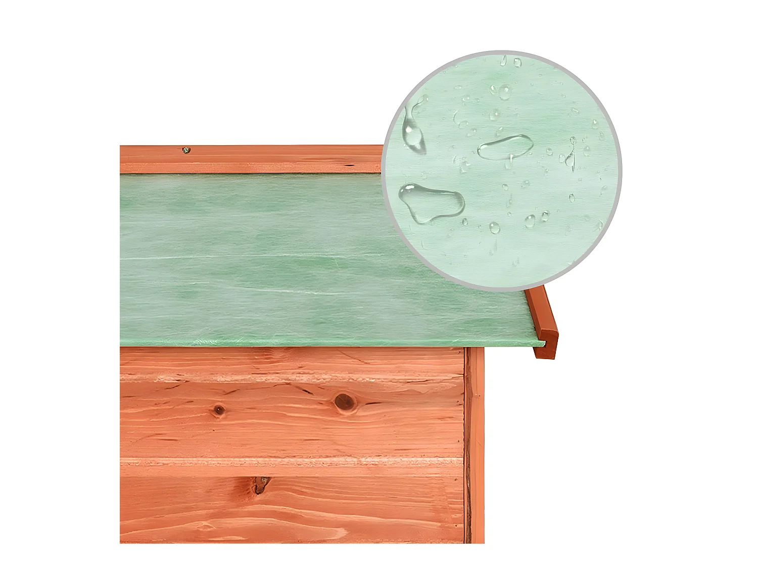 Maison Exclusive Caseta de cortacésped robótico madera maciza abeto 72x87x50 cm