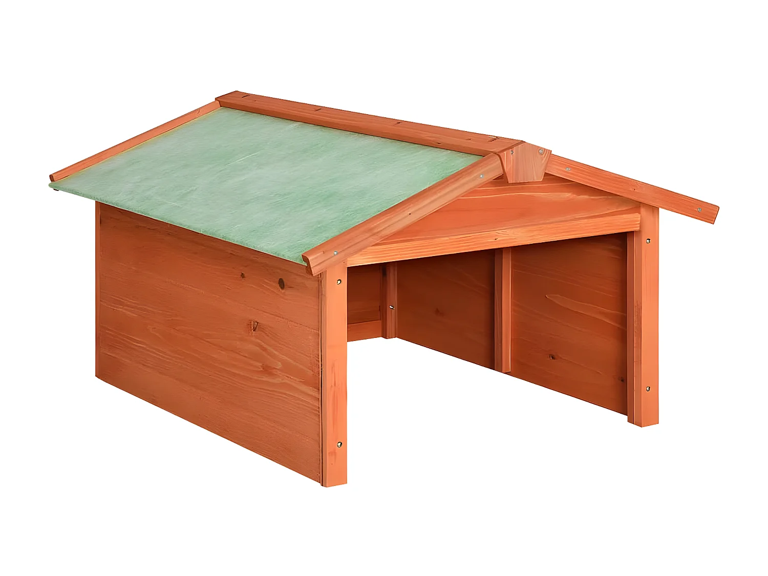 Maison Exclusive Caseta de cortacésped robótico madera maciza abeto 72x87x50 cm