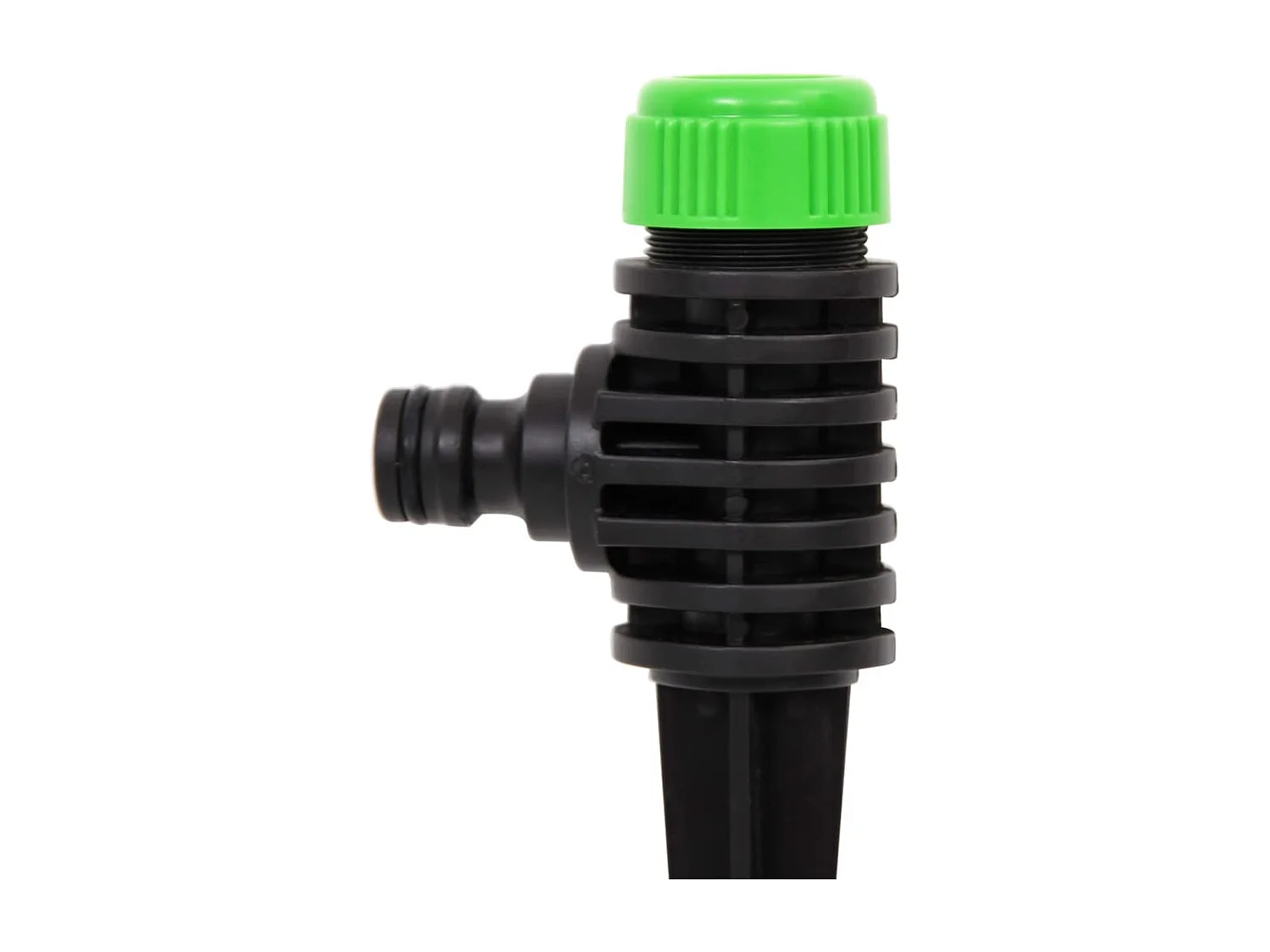 Maison Exclusive Aspersores giratorios 6 uds verde negro 3x6x19,5 cm ABS&PP