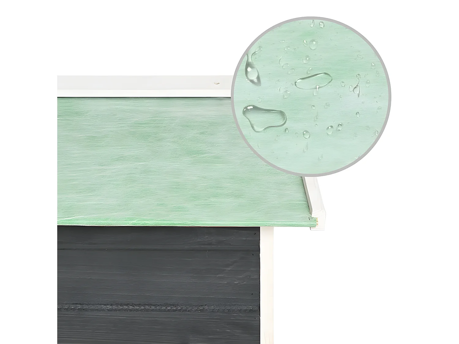 Maison Exclusive Caseta de cortacésped robótico madera abeto gris y blanco