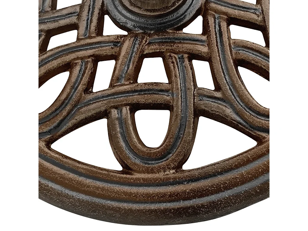 Belfort  Sonnenscrmständer Bronzen 40x40x32 cm Gusseisen