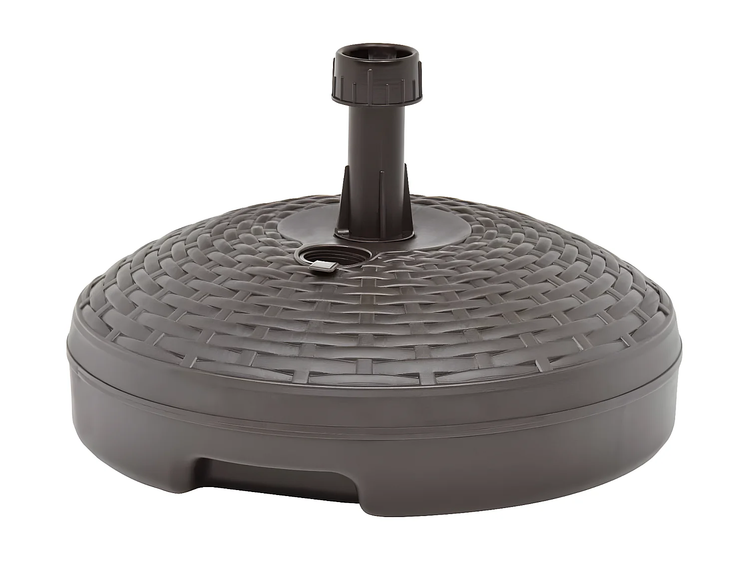 Dewey  Base Ombrellone per Sabbia/Acqua 20L Marrone Rattan in Plastica