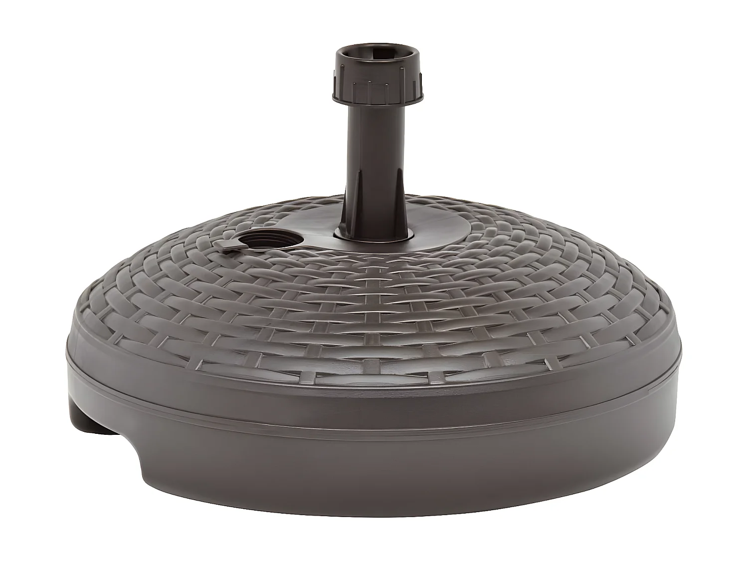 Dewey  Base Ombrellone per Sabbia/Acqua 20L Marrone Rattan in Plastica