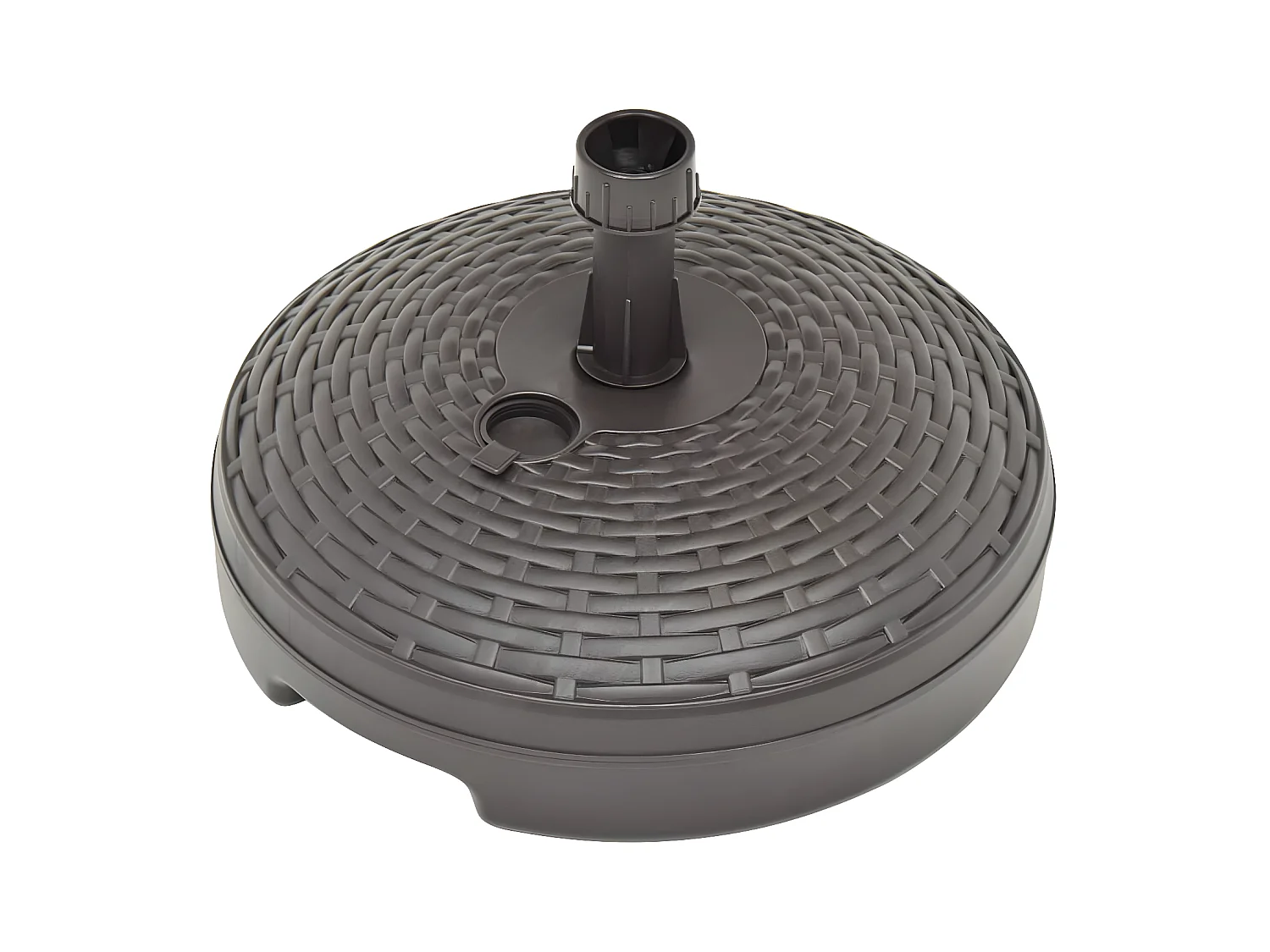 Dewey  Base de sombrilla rellenable arena/agua ratán de plástico 20 L