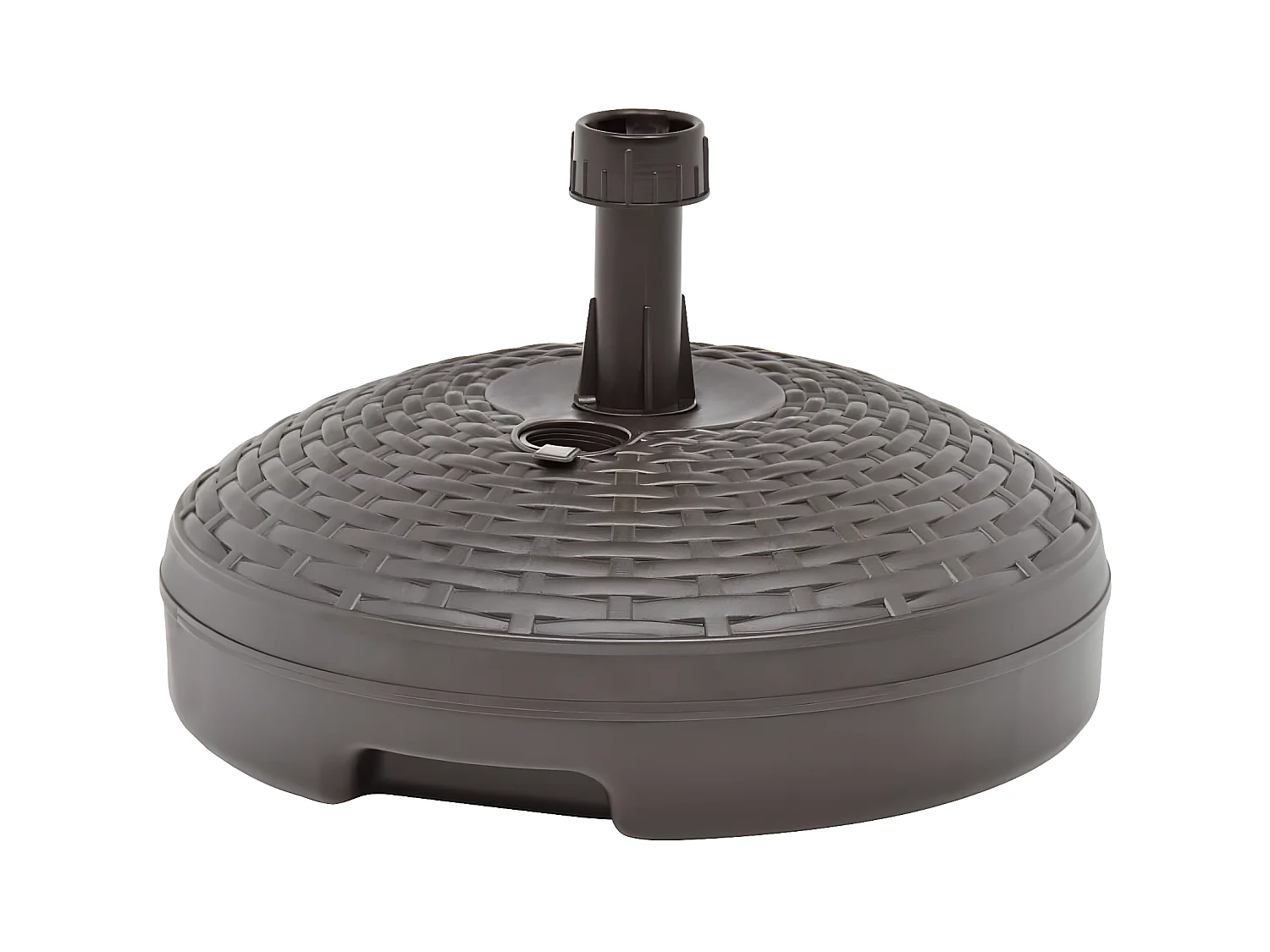 Dewey  Base de sombrilla rellenable arena/agua ratán de plástico 20 L