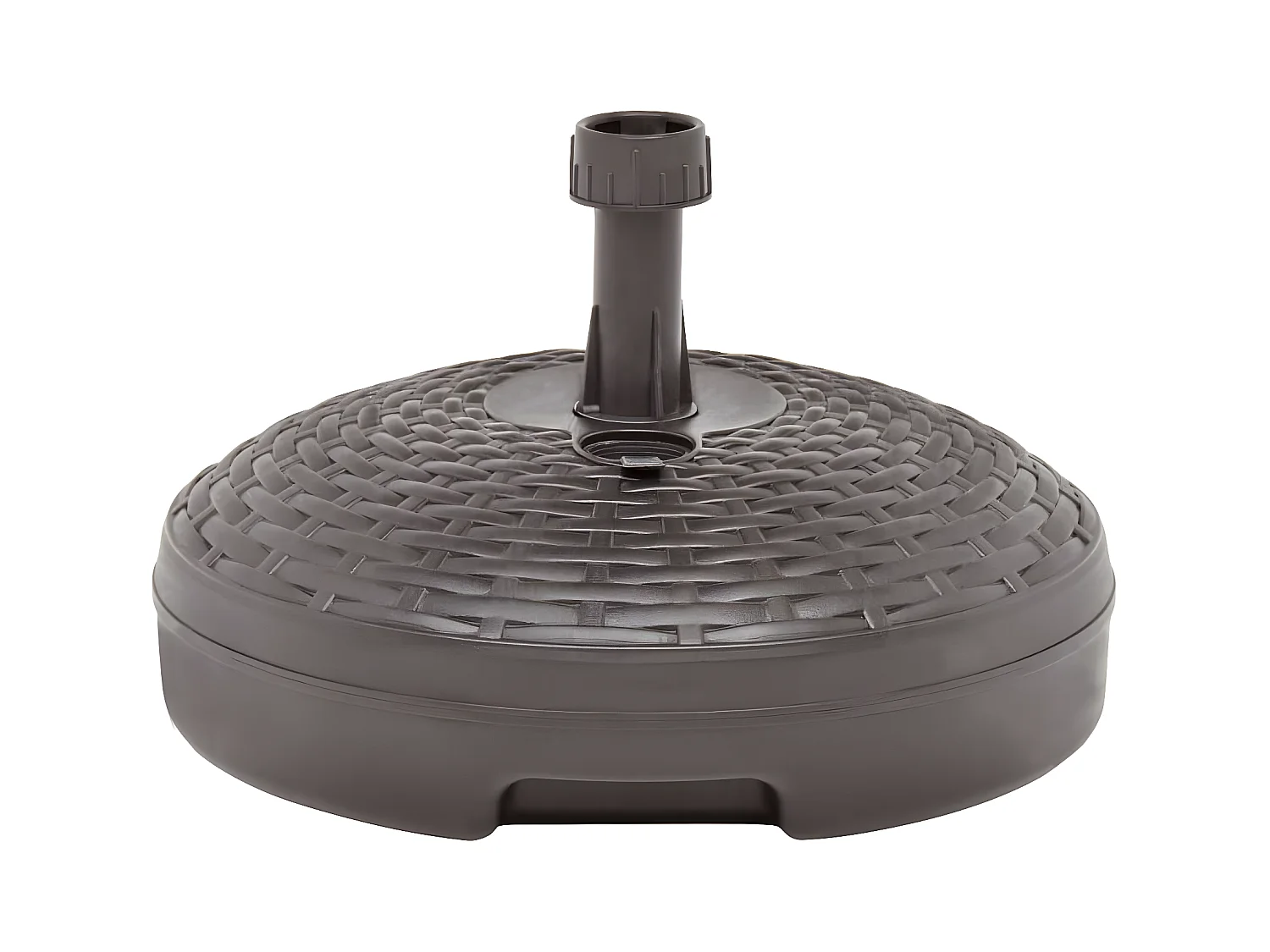 Dewey  Base de sombrilla rellenable arena/agua ratán de plástico 20 L