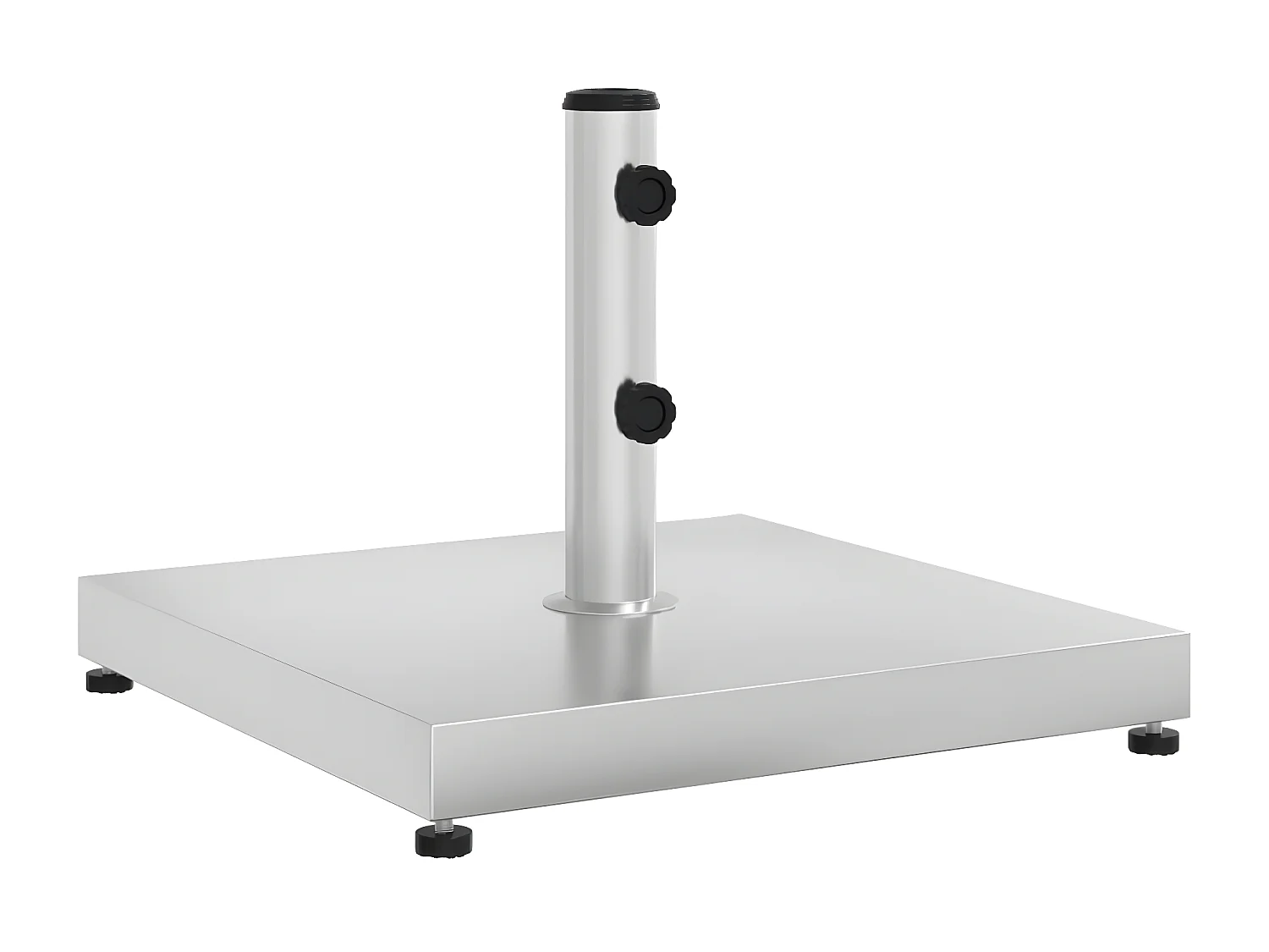 Jean-Baptiste-Philippe  Base de parasol pour mâts Ø32/38/48 mm 28 kg carré