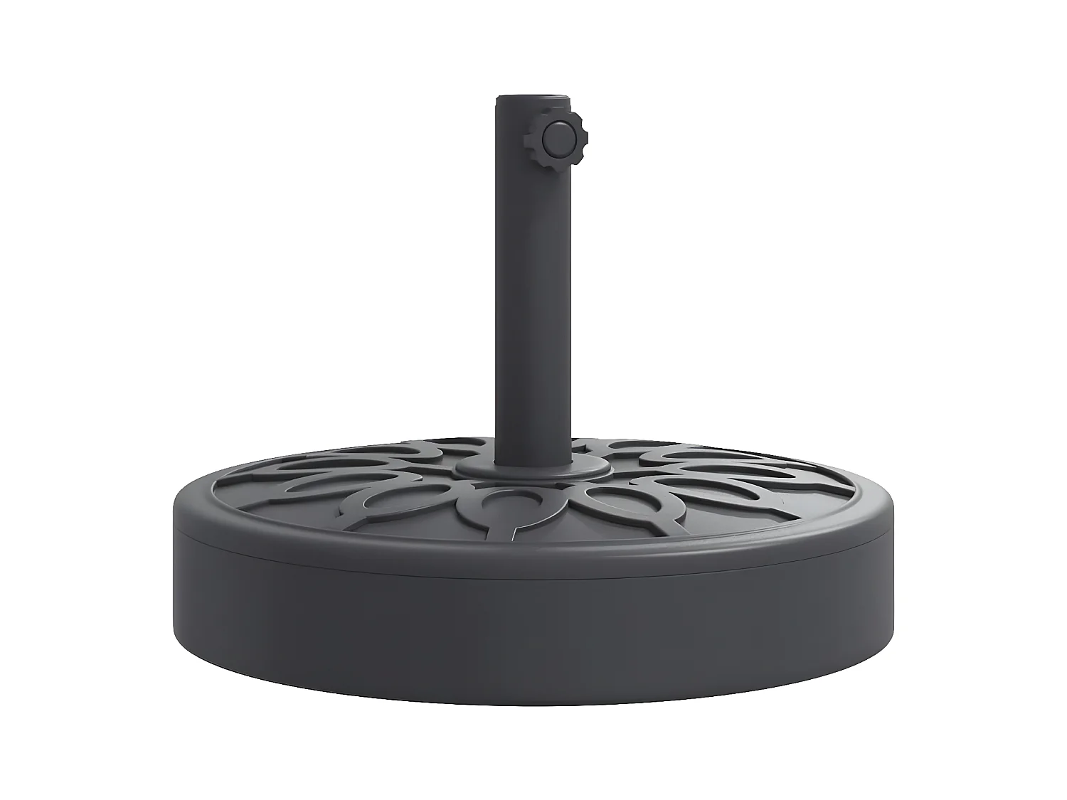 Helion  Base de parasol pour mâts Ø38 / 48 mm 25 kg rond