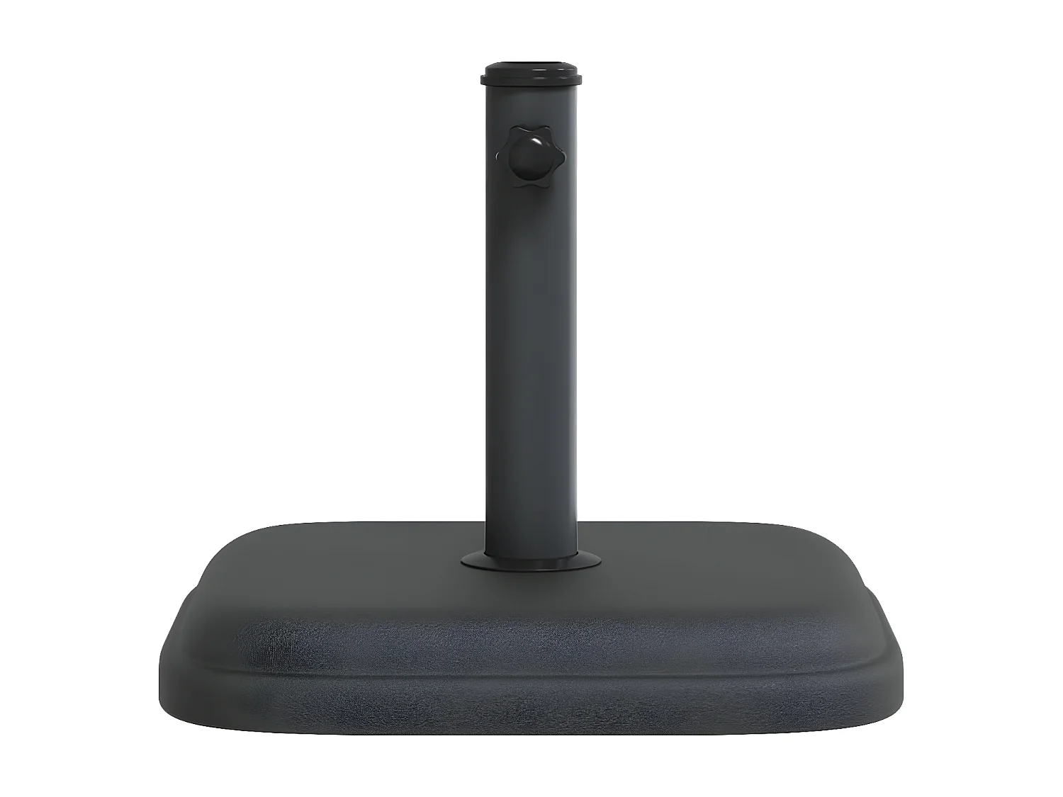 Garden Furniture -  Base de sombrilla cuadrada para palos de Ø32/35/38 mm 11 kg