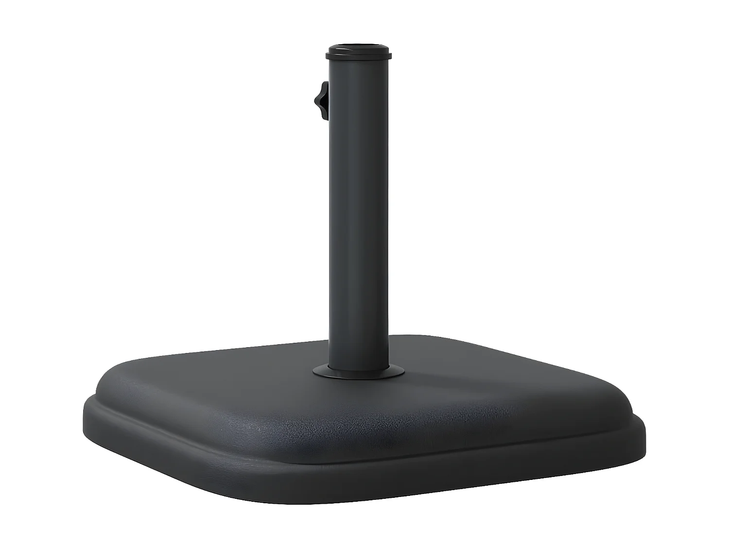 Garden Furniture -  Base de sombrilla cuadrada para palos de Ø32/35/38 mm 11 kg