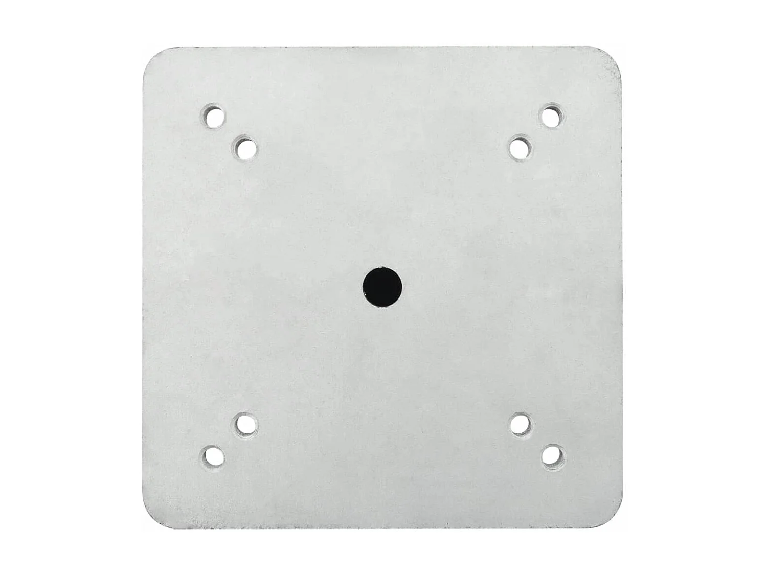 Garden Furniture -  Base per Ombrellone Interrata Argento 16x16x39,5 cm Acciaio