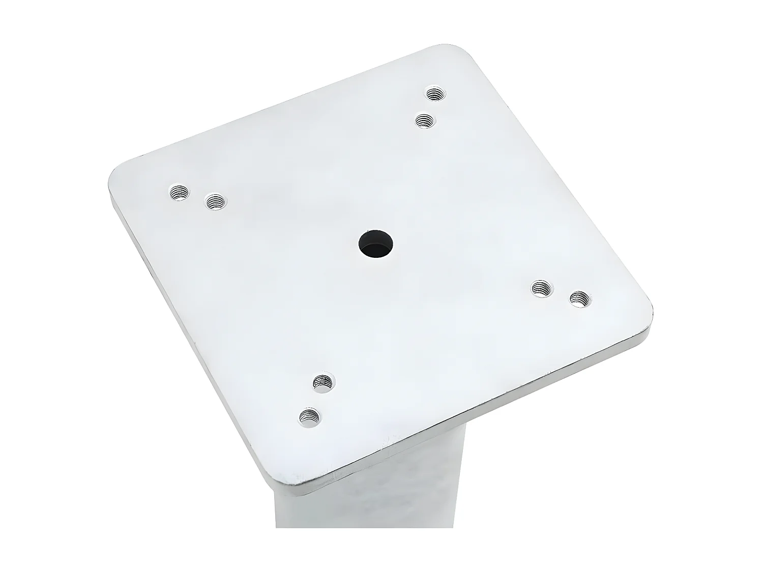 Garden Furniture -  Base per Ombrellone Interrata Argento 16x16x39,5 cm Acciaio