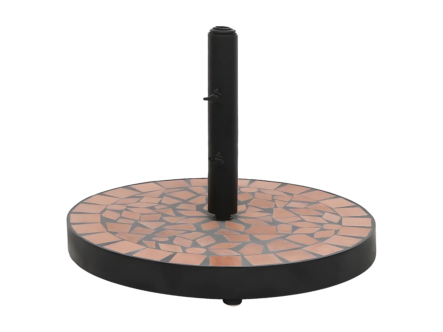 Zoey  Base per Ombrellone Terracotta Rotonda 12 kg