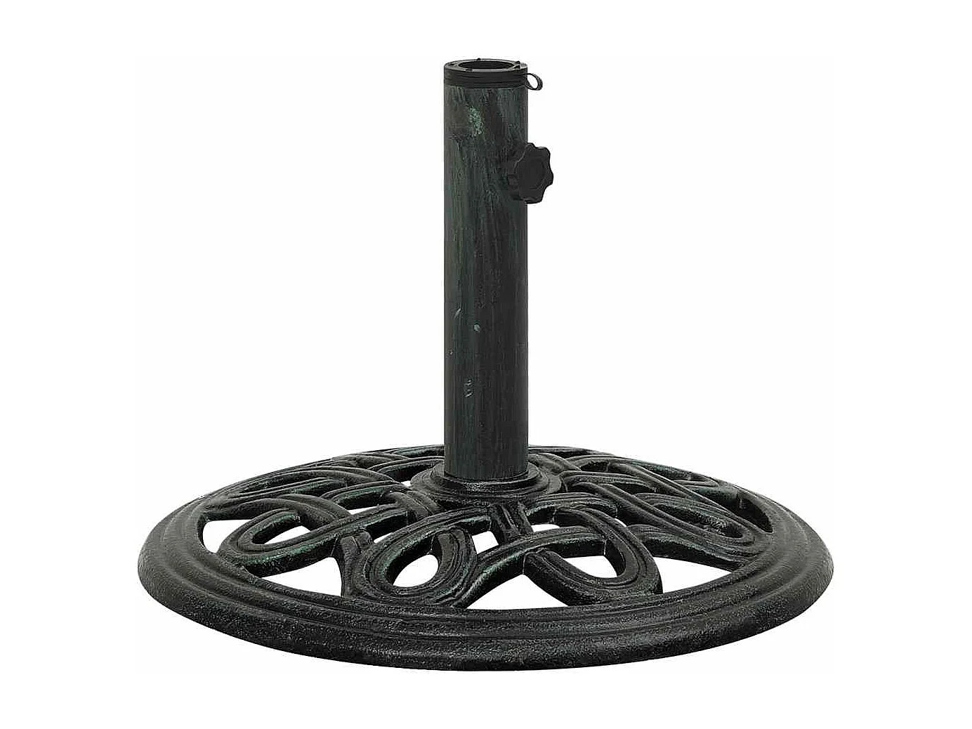 Belfort  Socle de parasol Vert 40x40x32 cm Fonte