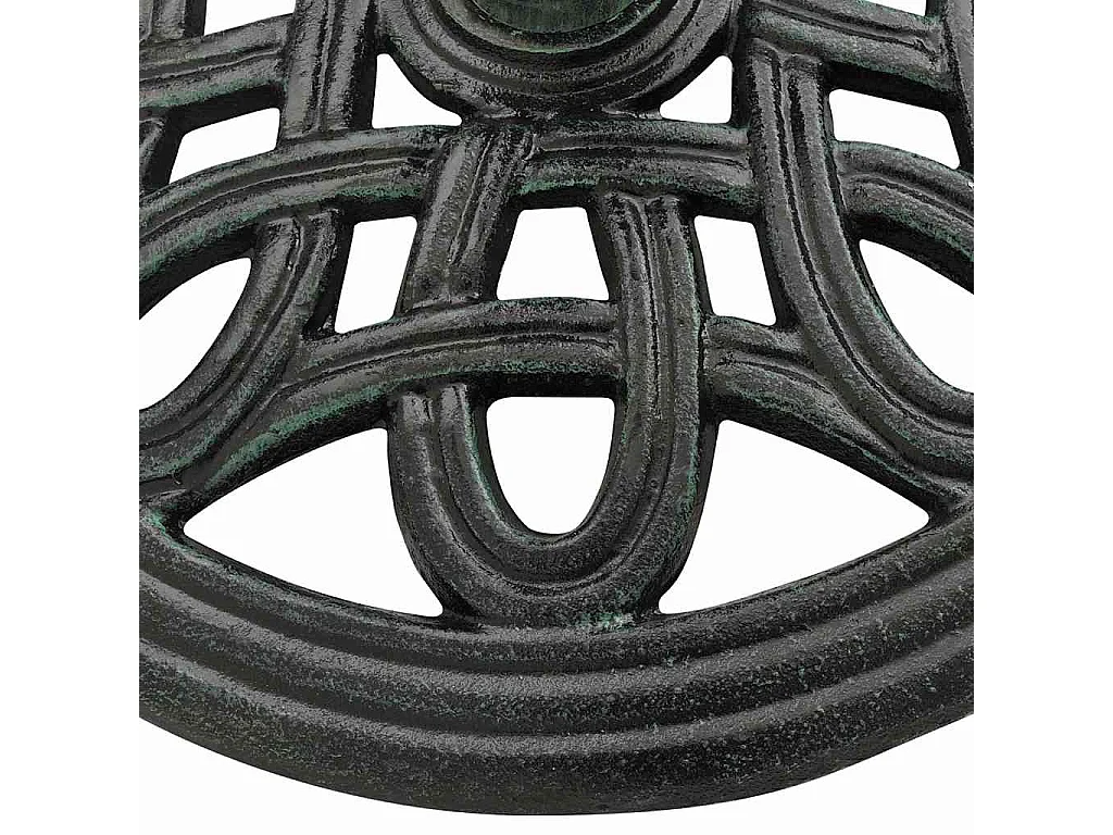 Belfort  Socle de parasol Vert 40x40x32 cm Fonte