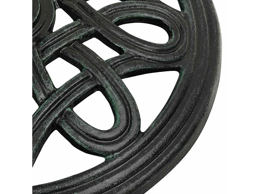 Belfort  Socle de parasol Vert 40x40x32 cm Fonte