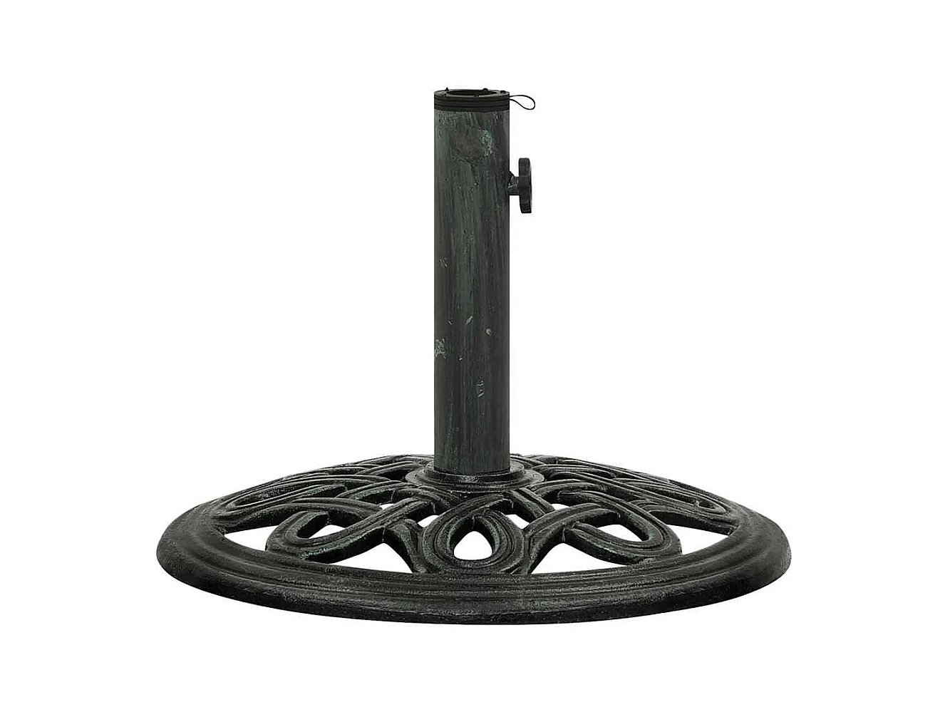 Belfort  Socle de parasol Vert 40x40x32 cm Fonte