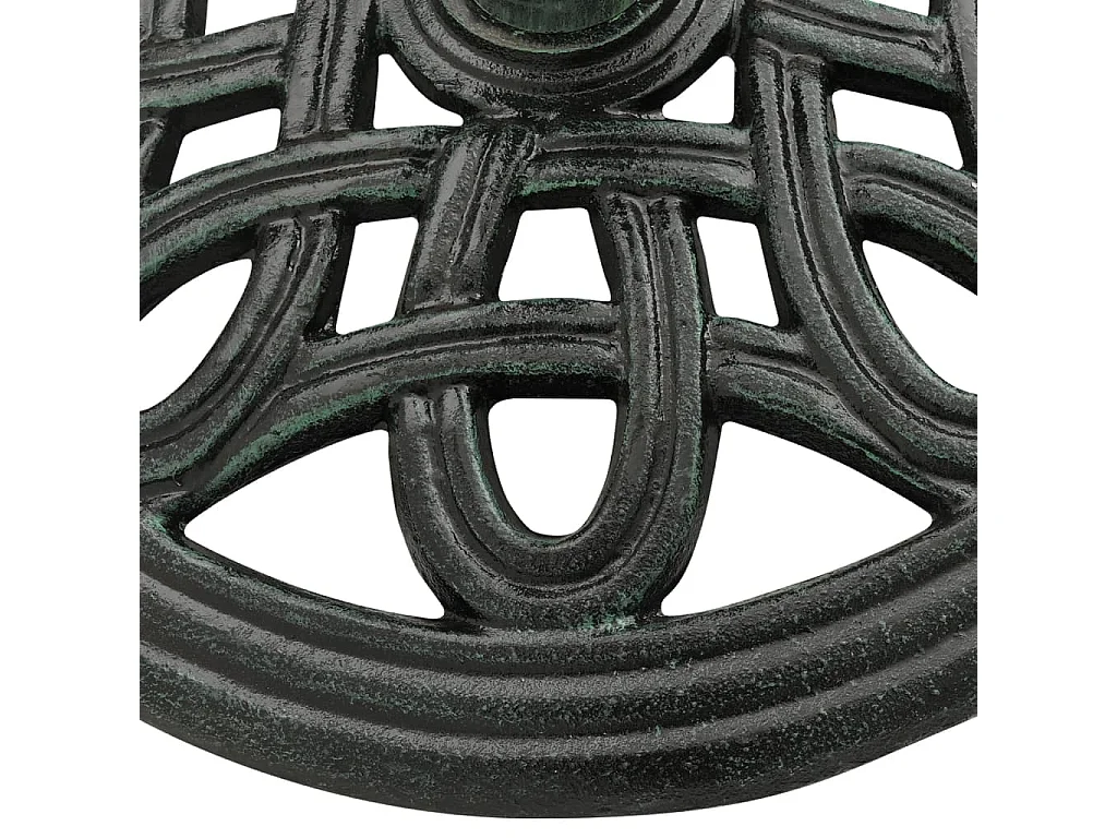 Belfort  Socle de parasol Vert 40x40x32 cm Fonte