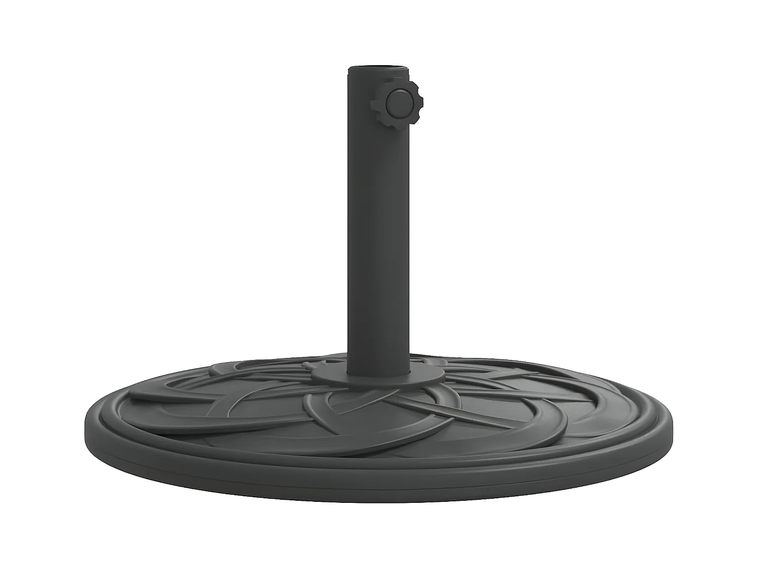 Wampum  Base de parasol pour mâts Ø38 / 48 mm 12 kg rond