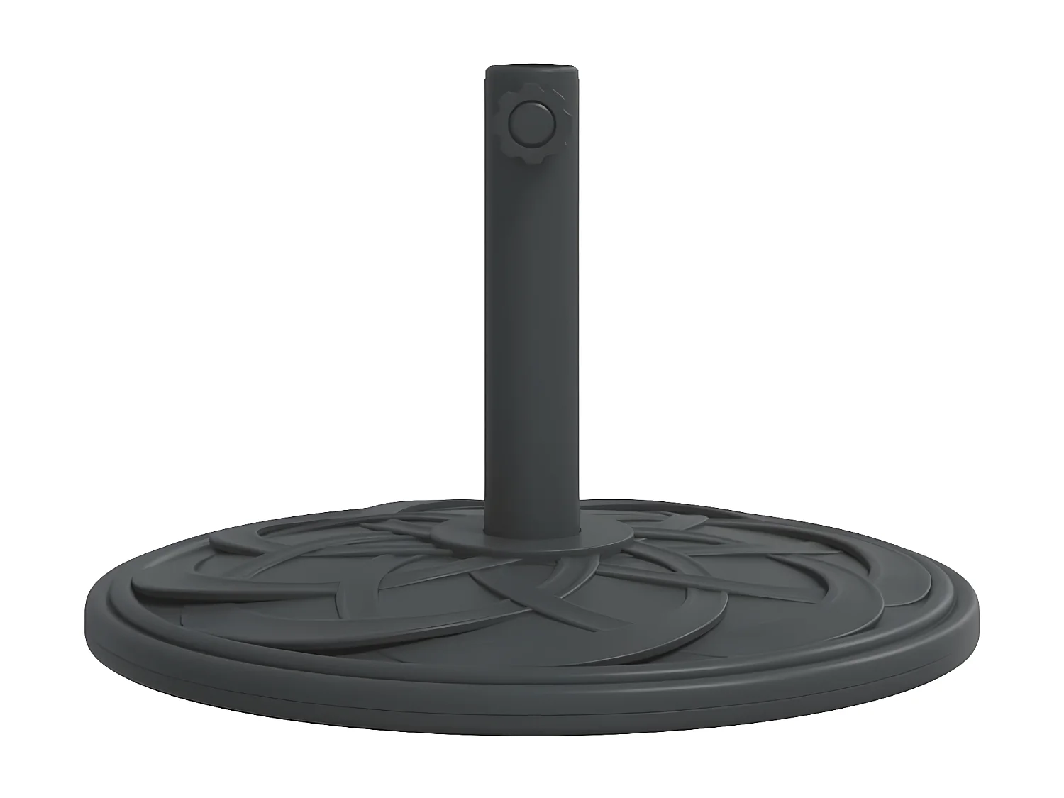 Wampum  Base de parasol pour mâts Ø38 / 48 mm 12 kg rond