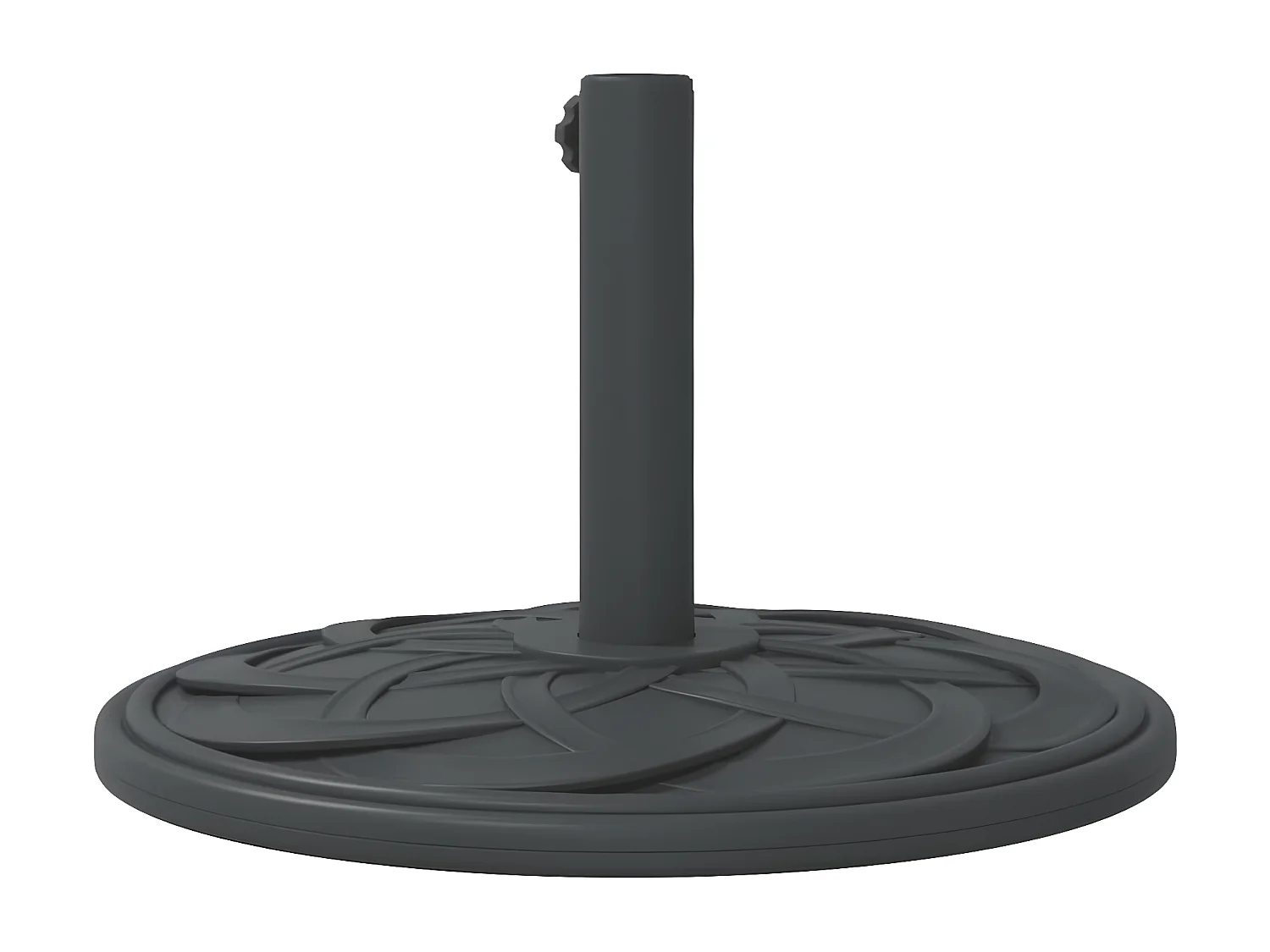 Wampum  Base de parasol pour mâts Ø38 / 48 mm 12 kg rond