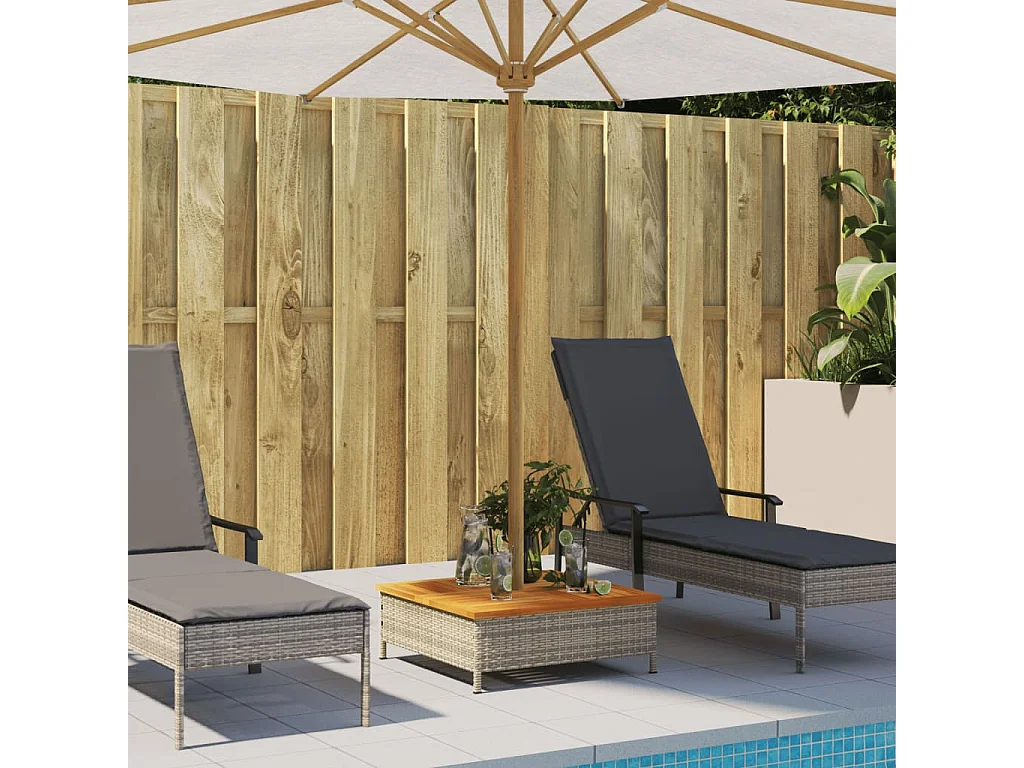 Corigliano-Rossano  Verkleidung für Sonnenscrmständer Grau 70x70x25 cm Akazie