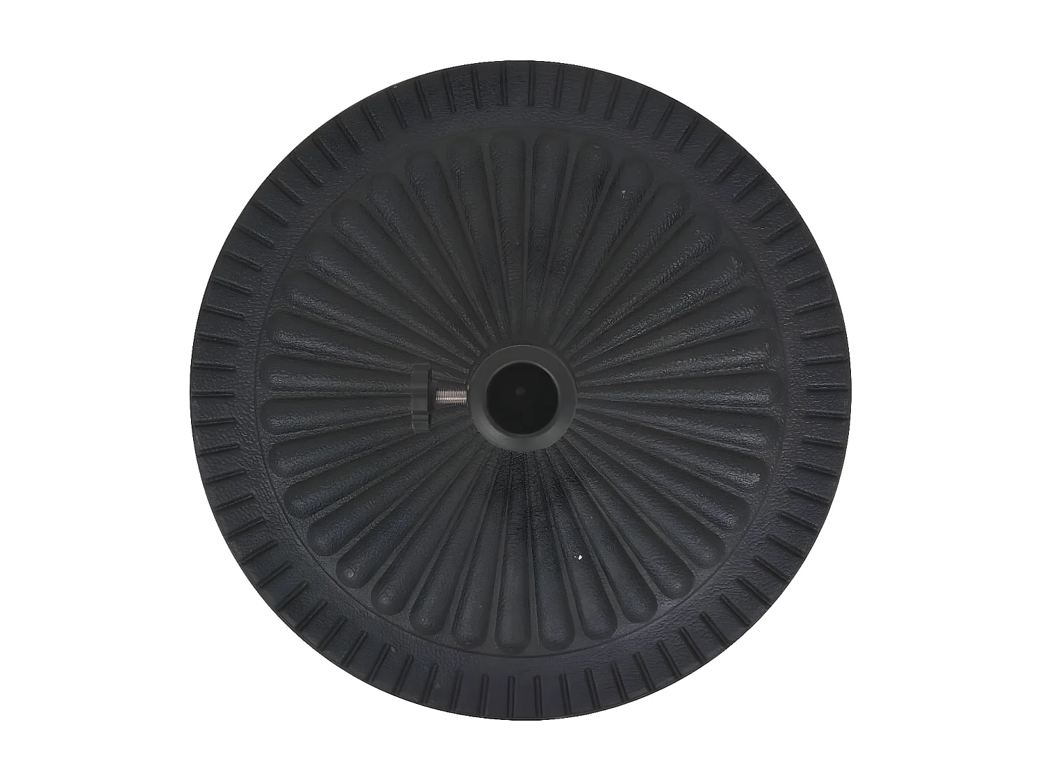 Jyrna  Parasolvoet rond 29 kg hars zwart