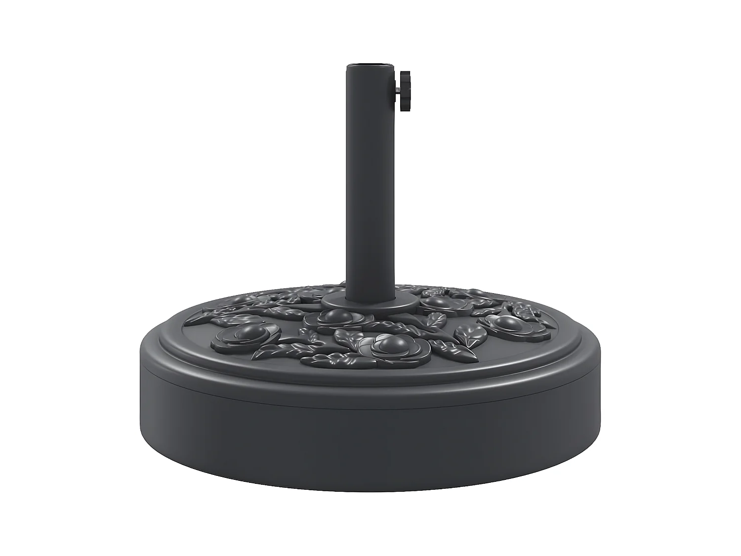 Seldor  Base de parasol pour mâts Ø38 / 48 mm 25 kg rond