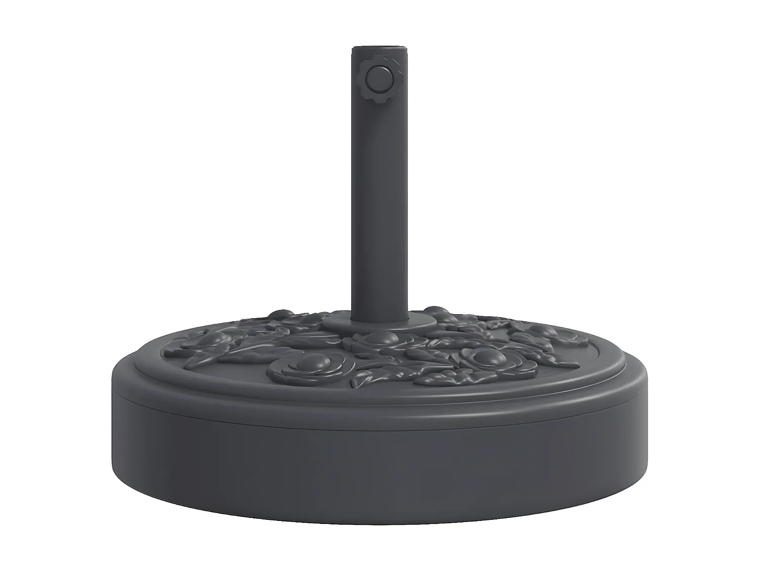 Seldor  Parasolvoet voor stokken van Ø38 / 48 mm 25 kg rond