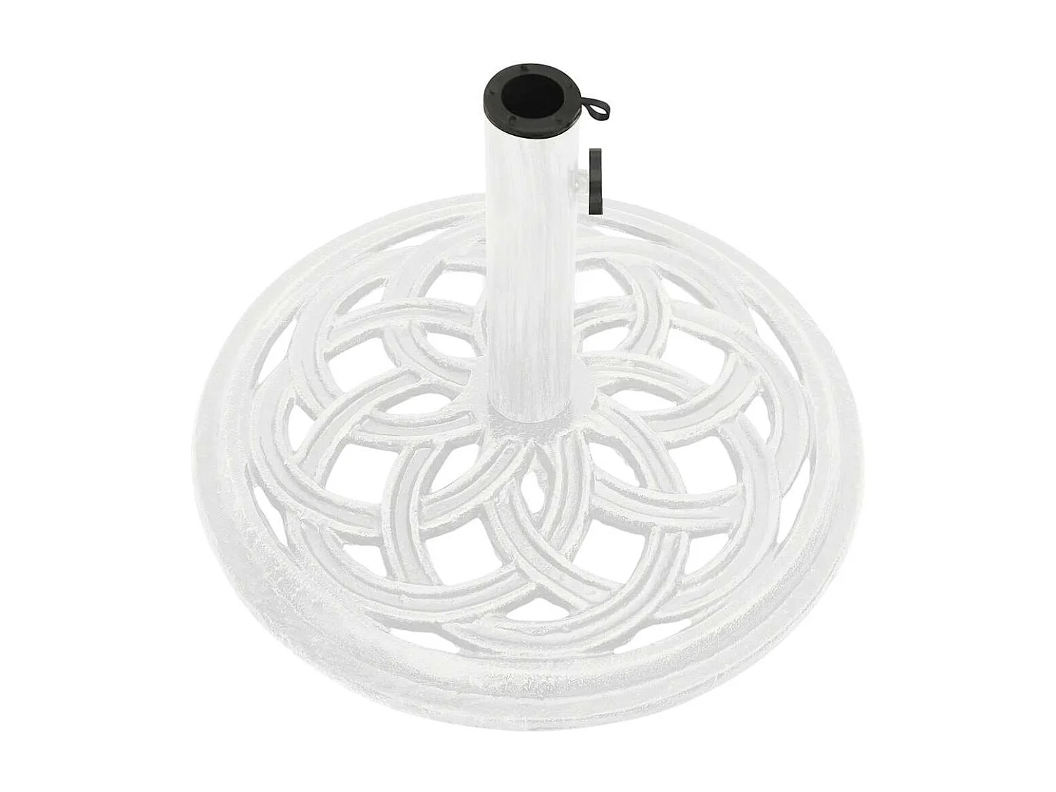 Belfort  Socle de parasol Blanc 44x44x31 cm Fonte