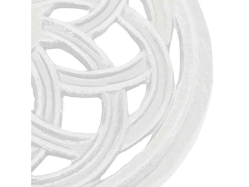 Belfort  Socle de parasol Blanc 44x44x31 cm Fonte