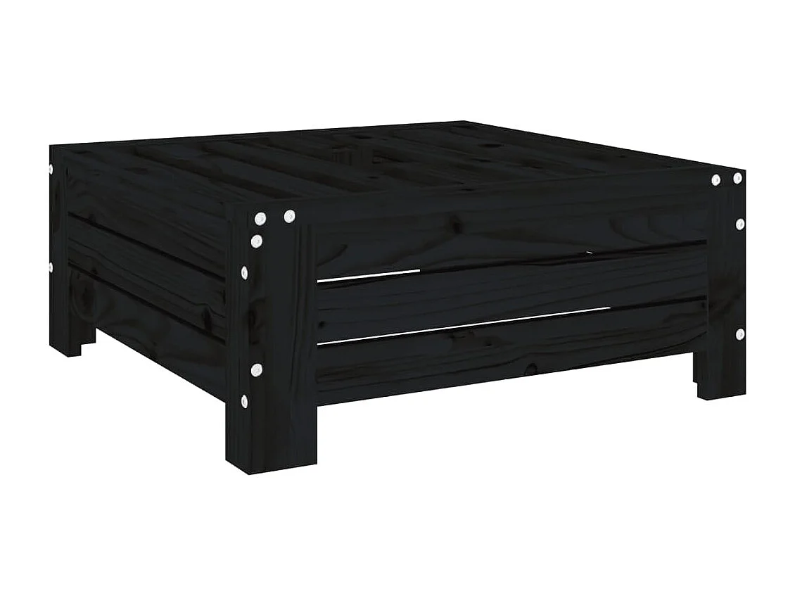 Torvin  Verkleidung für Sonnenscrmständer Schwarz Massivholz Kiefer