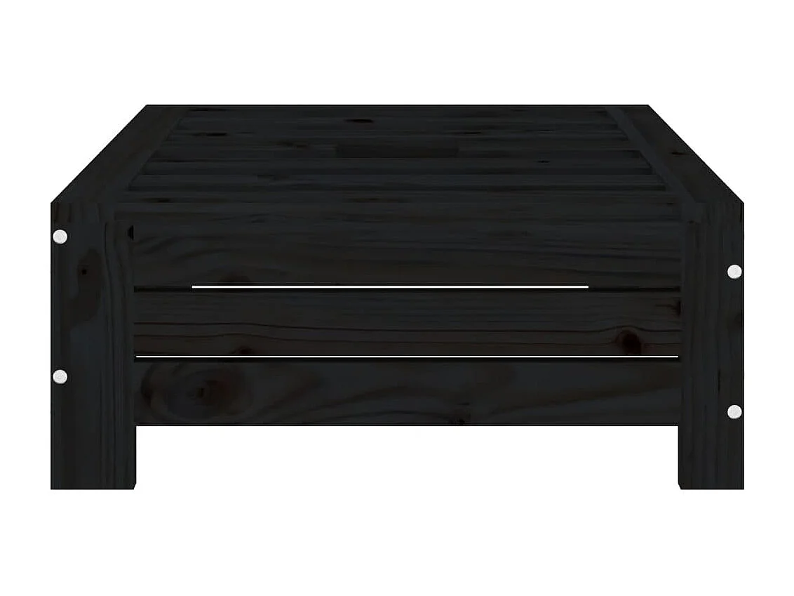 Torvin  Verkleidung für Sonnenscrmständer Schwarz Massivholz Kiefer