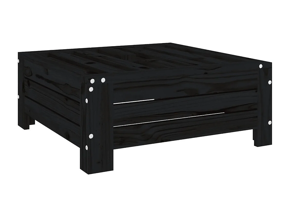 Torvin  Verkleidung für Sonnenscrmständer Schwarz Massivholz Kiefer