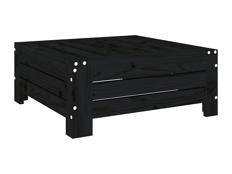 Torvin  Verkleidung für Sonnenscrmständer Schwarz Massivholz Kiefer