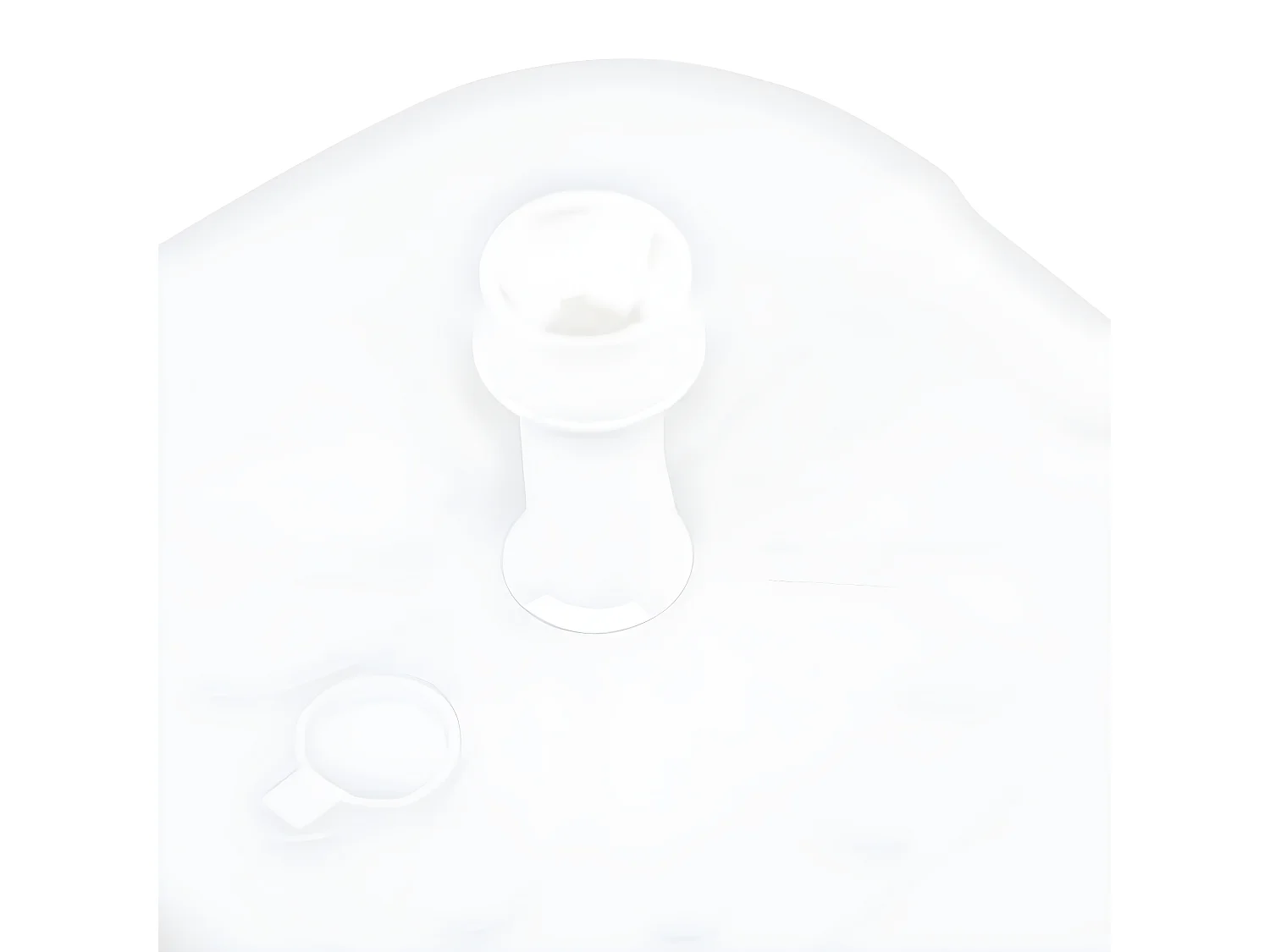 Garden Furniture -  Sonnenscrmständer Sand/Wasser 16 L Weiß Kunststoff