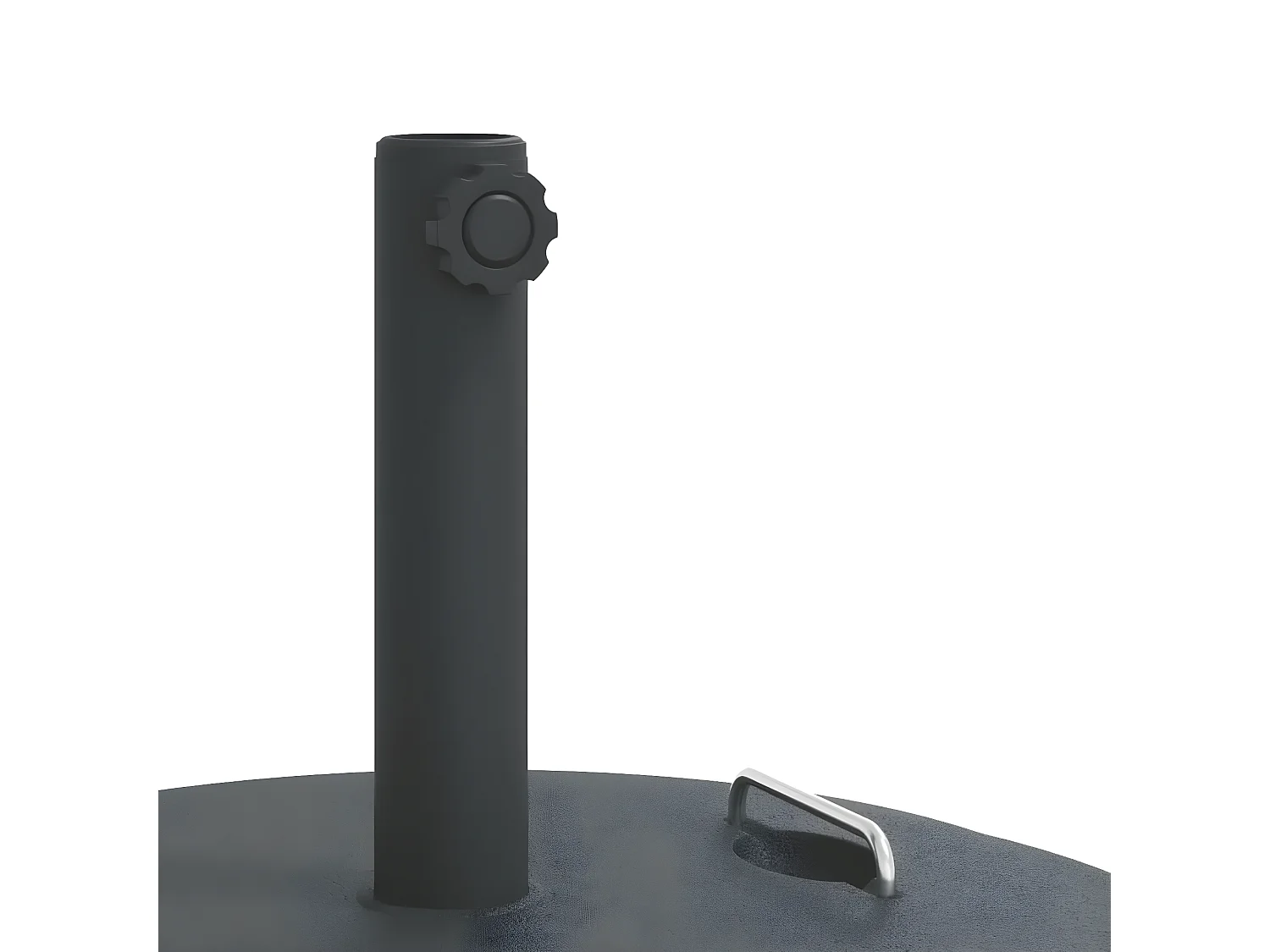 Sophie-Jocelyne  Parasolvoet met handgrepen voor stok van Ø38 / 48 mm 25 kg rond