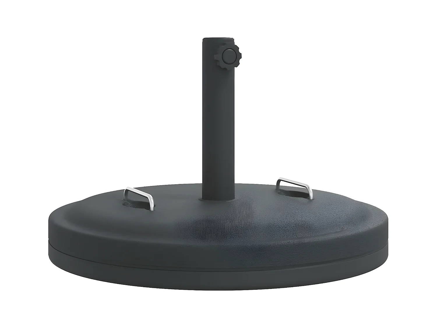 Sophie-Jocelyne  Base de parasol avec poignées pour mâts Ø38 / 48 mm 25 kg rond