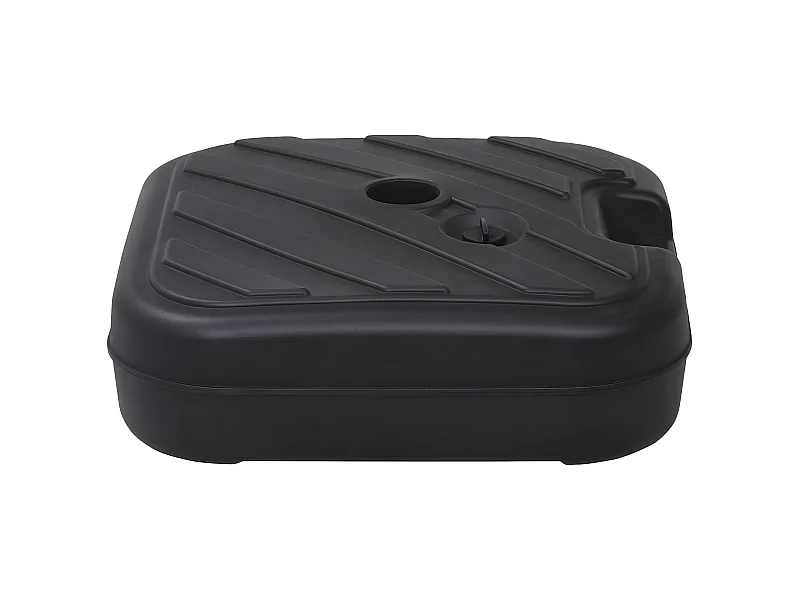 Garden Furniture -  Sonnenscrmständer Sand/Wasser 24 L Schwarz