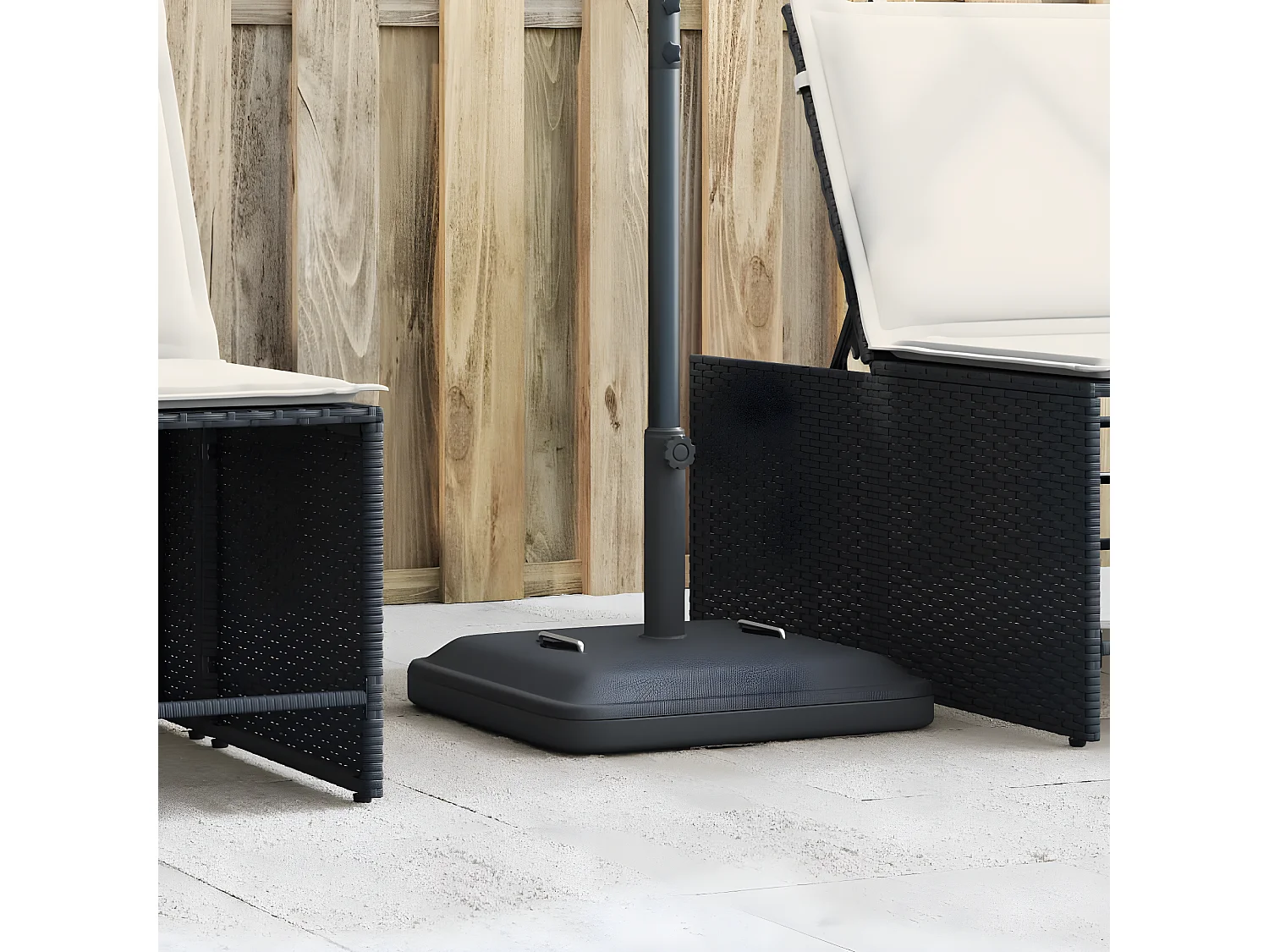 Sophie-Jocelyne  Sonnenscrmständer mit Griffen für Ø38/48 mm Mast 27 kg