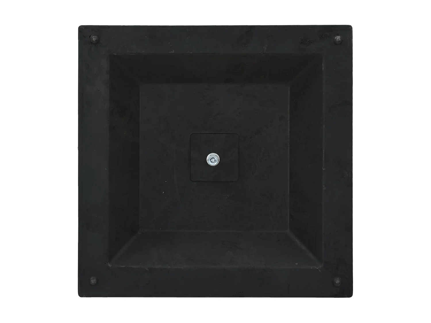 Emilie-Rose  Sonnenscrmfuß Quadratisch 12 kg Bronzefarben Polyharz