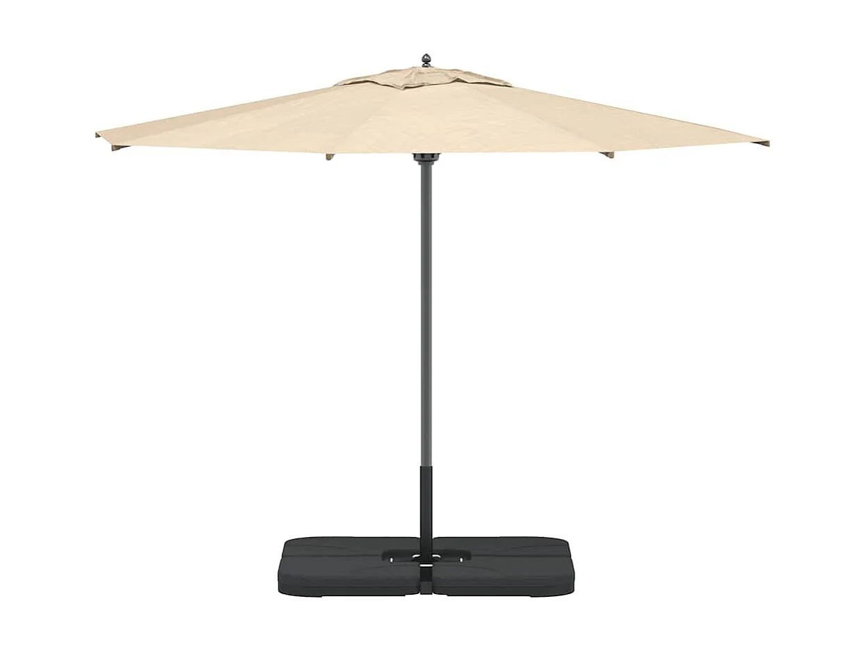 Garden Furniture - Base de parasol portable Sable/Eau 60 L
