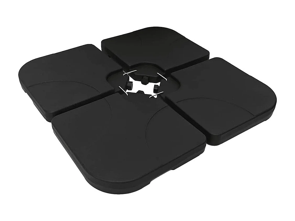 Garden Furniture - Base de parasol portable Sable/Eau 60 L