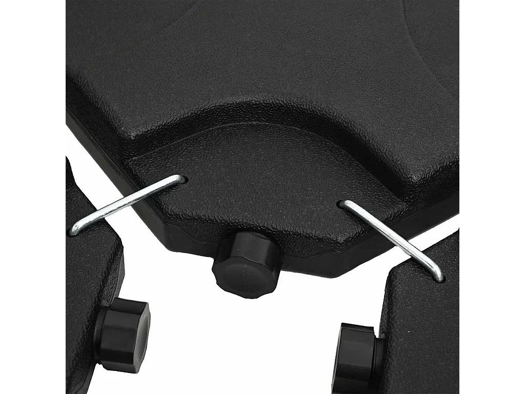 Garden Furniture - Base de parasol portable Sable/Eau 60 L