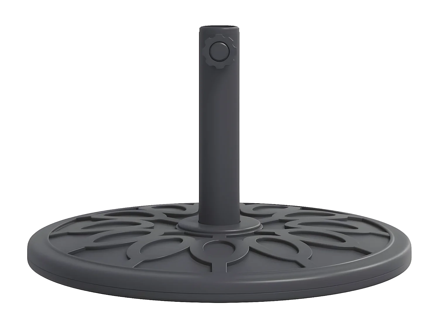 Helion  Parasolvoet voor stok van Ø38 / 48 mm 12 kg rond