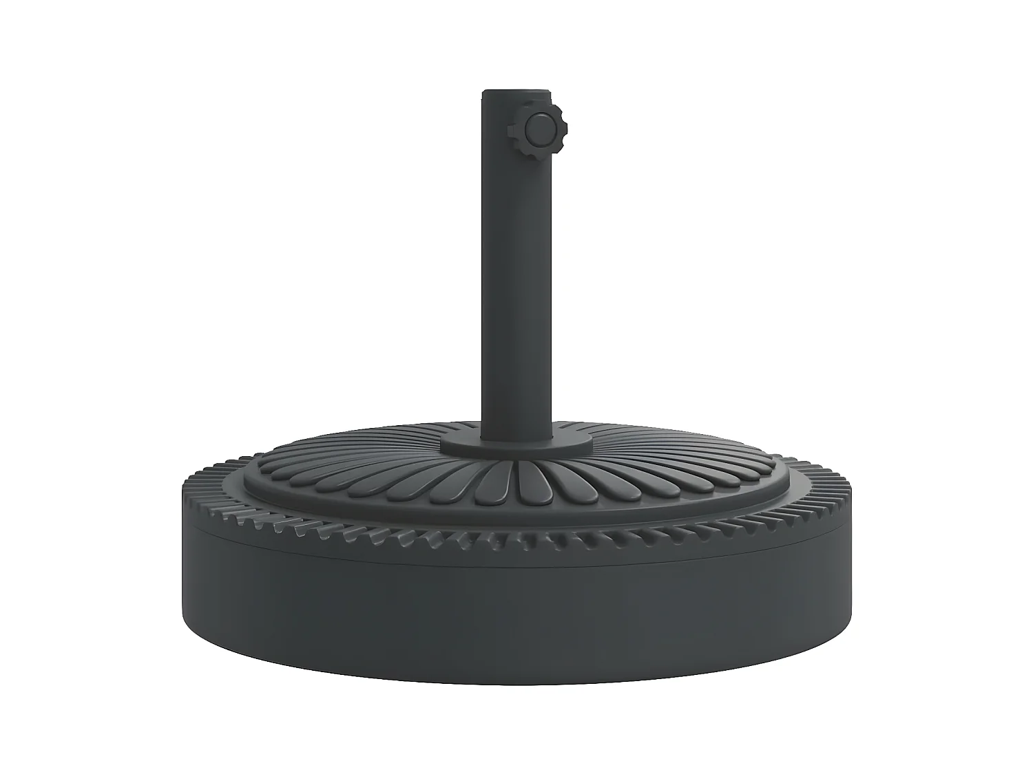 Tiar  Parasolvoet voor stokken van Ø38 / 48 mm 25 kg rond