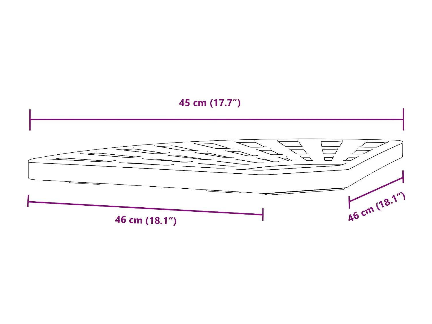 Paul-Fabrice  Poids de base de parasol et poignée pour parasols à pied croisé