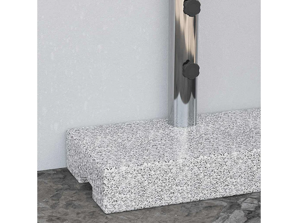 Brage  Socle de parasol Granite rectangulaire 25 kg