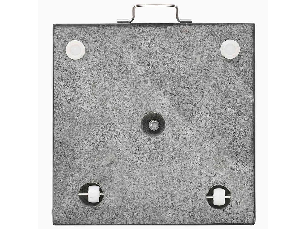 Jessica  Base de sombrilla cuadrada de granito negro 28,5 kg